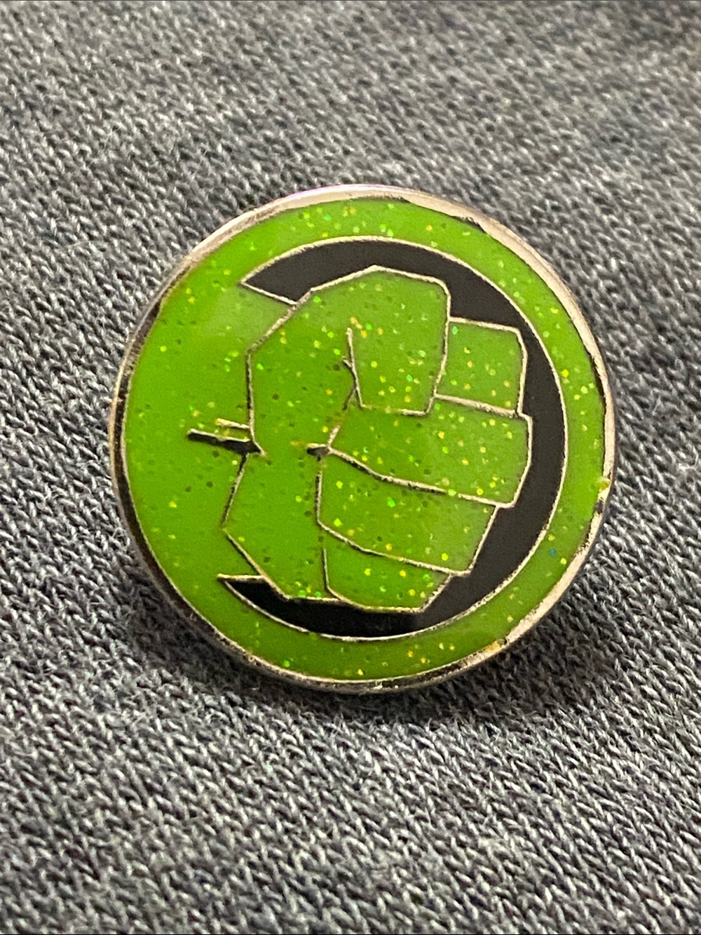Disney Pin Hulk From Marvel ONLY IN THE PARK AVAILABLE Green Fist Enamel Pin